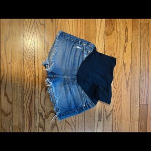 7 For All Mankind Maternity Shorts